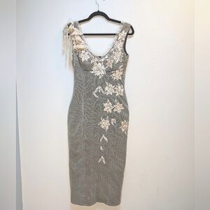 Vintage Ornamental Sequin Flowers Press & Bastyan